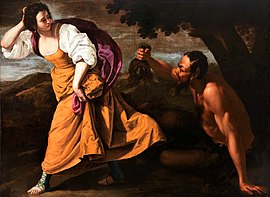 Corisca dan Satyr oleh Artemisia Gentileschi.jpg