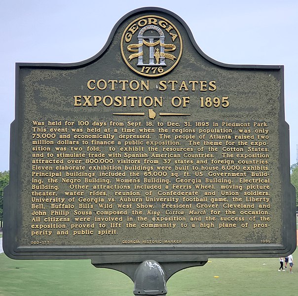 File:Cotton States Exposition of 1895 historical marker.jpg