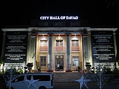 Davao City Hall night view