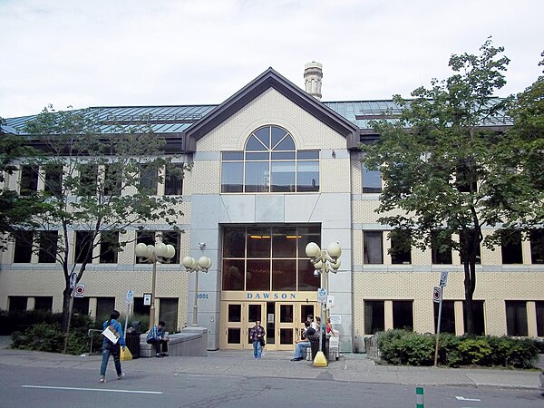 The de Maisonneuve entrance of Dawson College