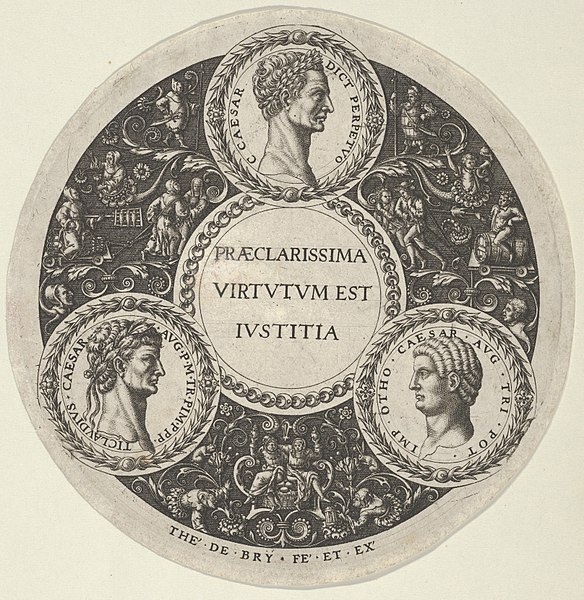 File:Design for a Dish with Portraits of the Roman Emperors Caesar, Claudius, and Otho MET DP837270.jpg