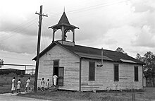 Destrehan Negro School, Destrehan, Louisiana, 1938. Destrehan Negro School, Louisiana, 1938 - Russell Lee.jpg