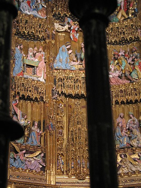 File:Detalle del Retablo Mayor de la Catedral de Toledo.jpg