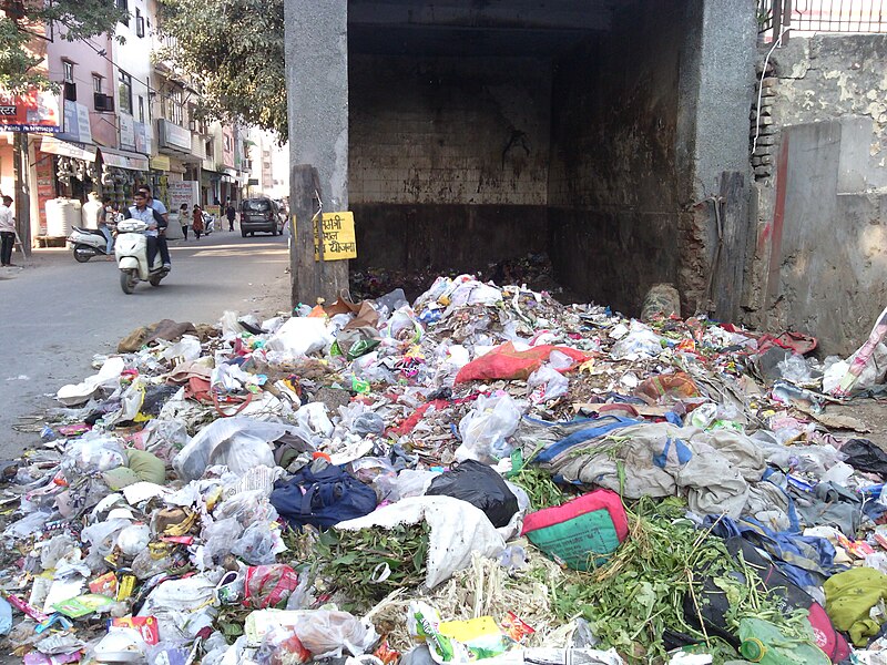 File:Dirty Street in Delhi.jpg