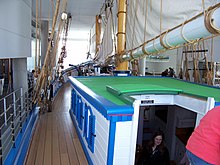 88-foot replica of the Challenge, a mid-1800s Great Lakes freight schooner DiscoveryWorldMilwaukeeSullivanSchoonerMarch2007.jpg