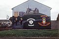 L’église de Drumcree à Portadown située non loin d’un quartier nationaliste, Garvaghy road. Cet endroit a fait l’actualité pendant la deuxième moitié des années 1990. Lower Shankill, West Belfast. 2002.