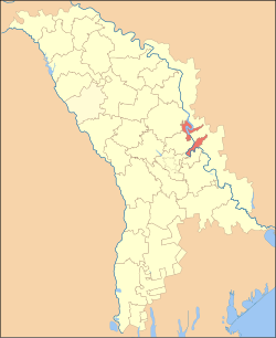 Location of Dubăsari