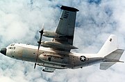 EC-130Q TACAMO VQ-4 in flight 1984