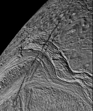 <span class="mw-page-title-main">Harran Sulci</span> Region of terrain on Saturns moon Enceladus