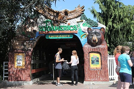 Entrance to Hersheypark ZooAmerica