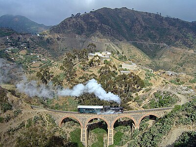 Train between Asmara and Massawa