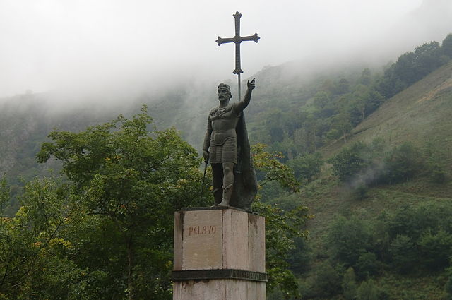 Pelayo I av Astruien i Covadonga