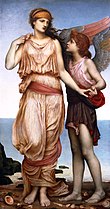 Venus and Cupid, 1878. Óleo sobre tela, 152,5 × 94,4 cm