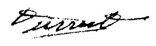 signature de Buenaventura Durruti