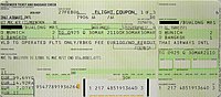 [1] Flugticket