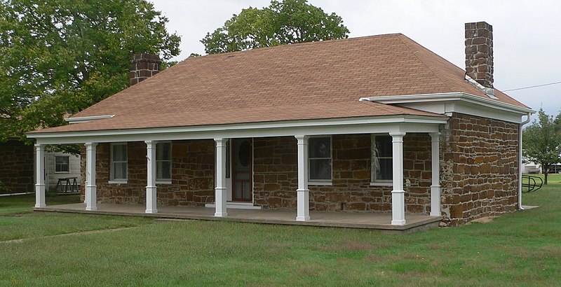 File:Fort Harker NE officer quarters from SE 1.JPG