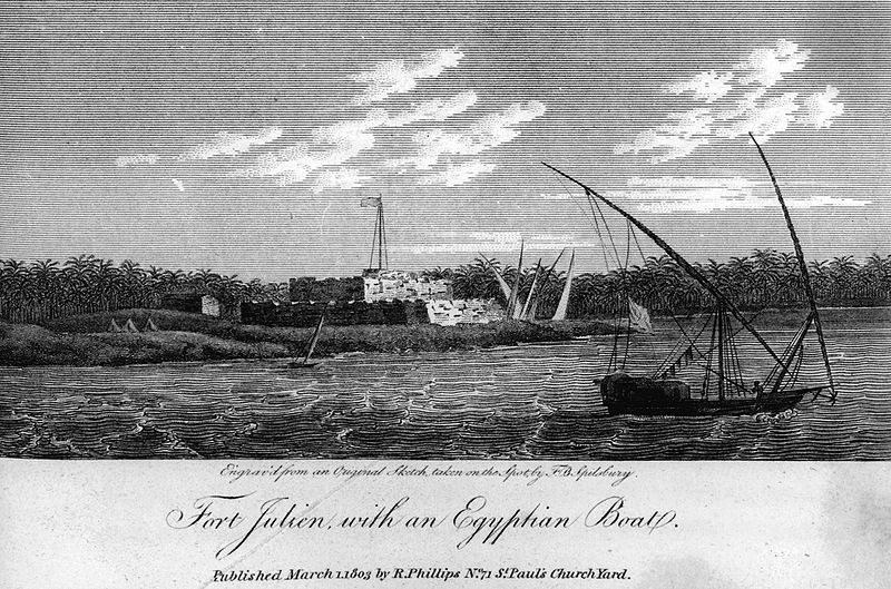 File:Fort Julien with an Egyptian Boat.jpg