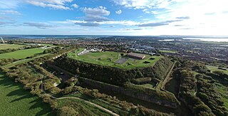 Fort Widley fort in Portsmouth, UK