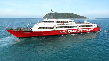 A Seatran ferry bound for Koh Tao
