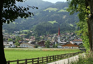 Fügen Place in Tyrol, Austria