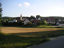 Fürnried fotograferet fra retningen af ​​Wurmrausch