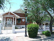 Christian Church Bungalow built in 1917 is located at 7154 N. 58th Drive. Now known as Manor at Catlin Court, it is the only bungalow church in Arizona. Listed in the Glendale Arizona Historic Society.