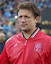 Six times Romanian Footballer of the Year and a member of the Golden Team Gheorghe Popescu played at five final tournaments. G. popescu in 2016.jpg