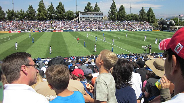 Los Angeles Galaxy became the first team to defeat San Jose at Buck Shaw Stadium since August 2011.