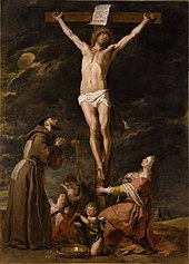 Christus am Kreuz mit Magdalena und Franziskus (1638–1648)