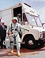 Gemini 10 crew arriving at pad 19 on launch day.jpg
