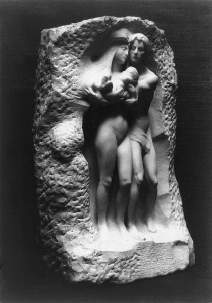 File:George Grey Barnard, The Birth, marble, exhibited at the Armory Show, 1913.jpg