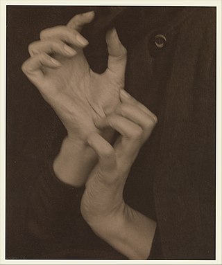 <i>Georgia OKeeffe - Hands</i> Photograph by Alfred Stieglitz