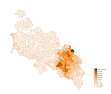Germans in Silesia according to 2021 census Germans in Silesia.png