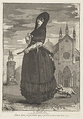 Le Zendale (Woman in a Hood, or the Woman Returning from Church)