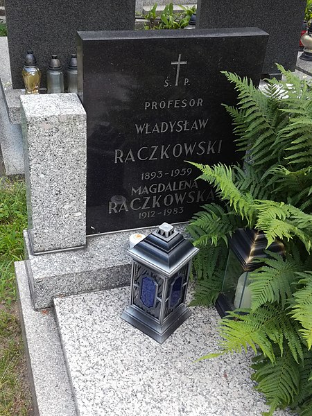 File:Grób Władysława Raczkowskiego.jpg