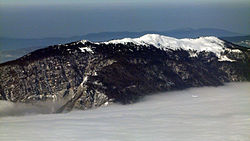 Grand Crêt d’Eau(mit Markierung der 5 Gipfel im Bild)