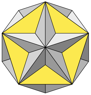 <span class="mw-page-title-main">Kepler–Poinsot polyhedron</span> Any of 4 regular star polyhedra