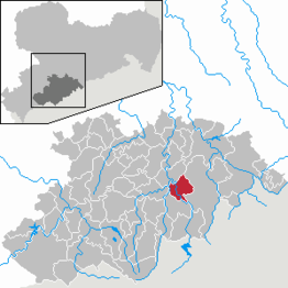 Kaart van Großrückerswalde