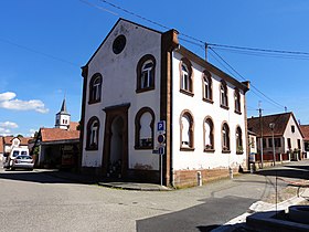 L’ancienne synagogue de Gundershoffen.