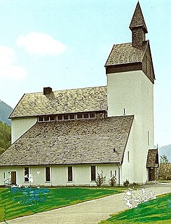 Høyanger Church Church in Vestland, Norway