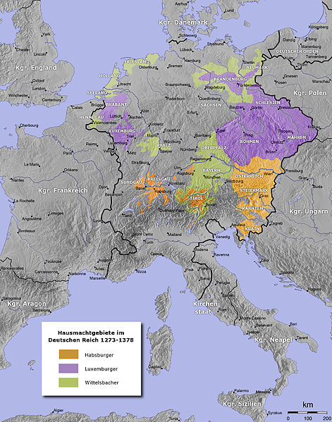 Holy Roman Empire under Charles IV Habsburg Luxembourg Wittelsbach