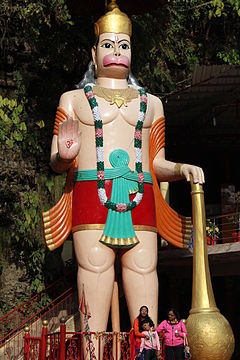 Hanuman Idol at Tapkeshwar Temple