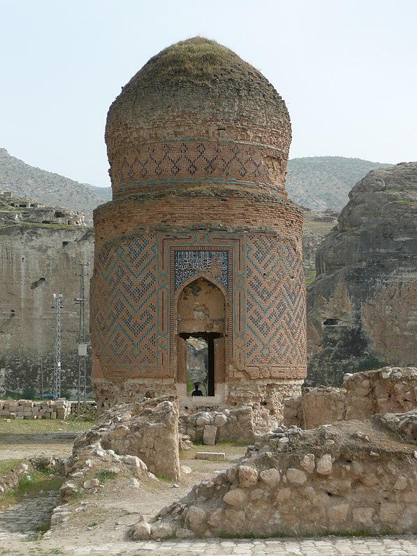 Een ruïne in Hasankeyf in de provincie Batman
