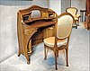 Art Nouveau desk and chair