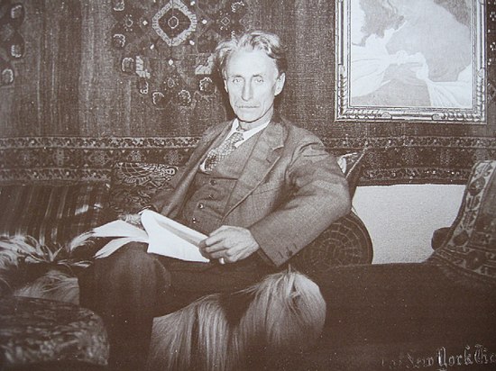Henry de Monfreid at his Paris home published in the New York Times, 1930s