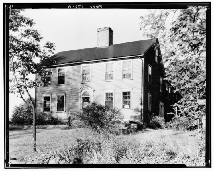 File:Historic American Buildings Survey Arthur C. Haskell, Photographer. 1935. (a) Ext- General view, West Front from Southwest. - Stanley-Mathewson House, Old Post Road, North HABS MASS,3-ATBON.V,1-1.tif