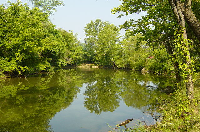 The Hocking River near Logan