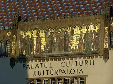 Hódolat Hungáriának mozaik, Marosvásárhely, Kultúrpalota