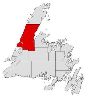 Kiesdistrict Humber-Gros Morne map.svg