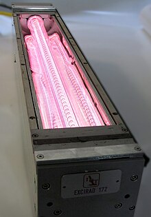 Commercially-used 172 nm excimer lamp for printing industry IOT Excirad172.JPG